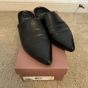 Franco Sarto Black Mules
